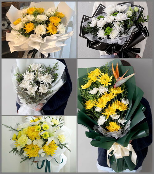 河南南阳卧龙区英庄镇南屯村白事花束代送